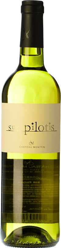 15,95 € Spedizione Gratuita | Vino bianco Château Montfin Sur Pilotis Blanc A.O.C. Corbières