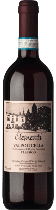 免费送货 | 红葡萄酒 Clementi 经典 D.O.C. Valpolicella 威尼托 意大利 Corvina — 科维纳, Rondinella — 隆迪内拉, Corvinone — 大科维纳 75 cl