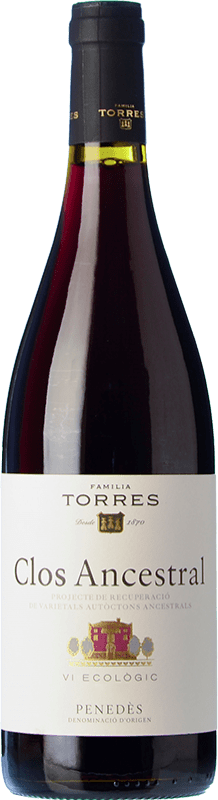 13,95 € | Red Wine Torres Clos Ancestral D.O. Penedès Catalonia Spain Tempranillo, Garnacha — Grenache 75 cl