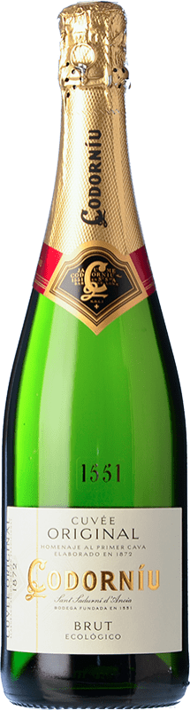 免费送货 | 白起泡酒 Codorníu Cuvée Original Ecológico 香槟 D.O. Cava 加泰罗尼亚 西班牙 Macabeo, Xarel·lo, Parellada 75 cl