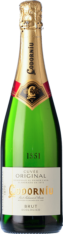8,95 € | 白スパークリングワイン Codorníu Cuvée Original Ecológico Brut D.O. Cava カタロニア スペイン Macabeo, Xarel·lo, Parellada 75 cl