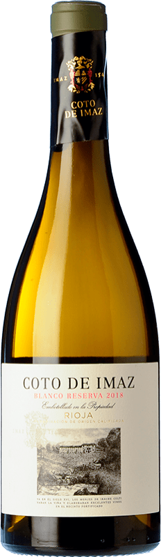 15,95 € | Белое вино Coto de Rioja Coto de Imaz Blanco Резерв D.O.Ca. Rioja Ла-Риоха Испания Chardonnay 75 cl