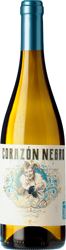Free Shipping | White wine El Lomo Crazy Wines Corazón Negro Canary Islands Spain Listán Black, Listán White 75 cl