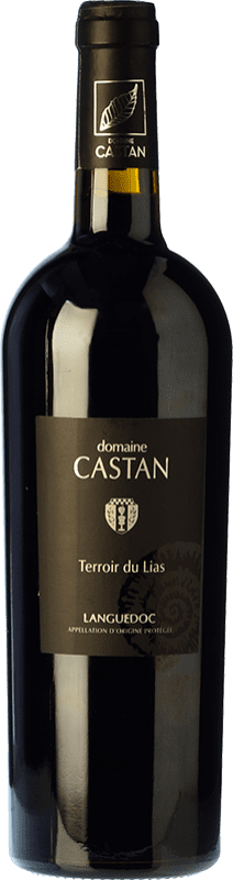 Бесплатная доставка | Красное вино Castan Terroir du Lias I.G.P. Vin de Pays Languedoc Лангедок Франция Syrah, Grenache, Carignan 75 cl