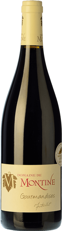 Envío gratis | Vino Tinto Domaine de Montine Gourmandises A.O.C. Côtes du Rhône Rhône Francia Syrah, Garnacha, Cinsault 75 cl