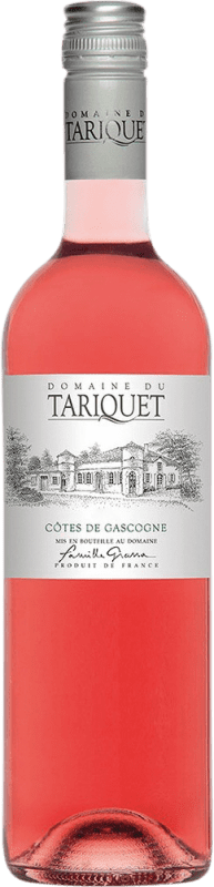 Kostenloser Versand | Rosé-Wein Domaine du Tariquet Rosé de Pressée Jung I.G.P. Vin de Pays Côtes de Gascogne Frankreich Merlot, Syrah, Cabernet Franc, Tannat 75 cl