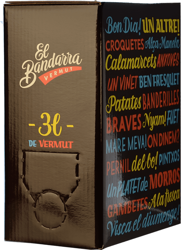 19,95 € Free Shipping | Vermouth Martí Serdà El Bandarra D.O. Catalunya Bag in Box 3 L