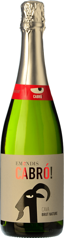 9,95 € | 白スパークリングワイン Emendis Cabró! ブルットの自然 D.O. Cava カタロニア スペイン Macabeo, Xarel·lo, Parellada 75 cl