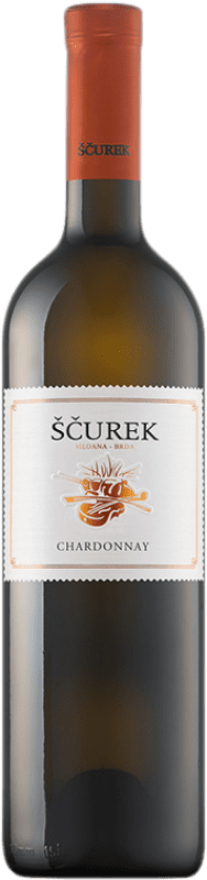 Бесплатная доставка | Белое вино Sčurek I.G. Primorska Goriška Brda Словения Chardonnay — Шардоне 75 cl