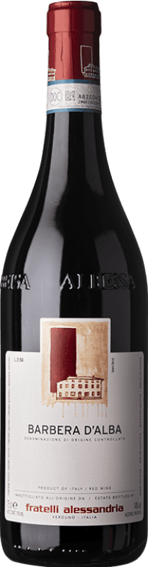 Free Shipping | Red wine Fratelli Alessandria D.O.C. Barbera d'Alba Piemonte Italy Barbera 75 cl