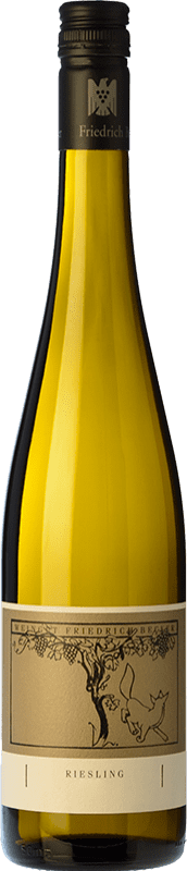 Envio grátis | Vinho branco La Rivolta Becker Seco Q.b.A. Pfälz Pfälz Alemanha Riesling 75 cl