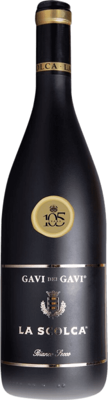 69,95 € | 白酒 La Scolca Etichetta Nera D.O.C.G. Cortese di Gavi 皮埃蒙特 意大利 Cortese 瓶子 Magnum 1,5 L