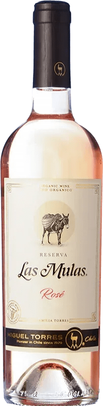 免费送货 | 玫瑰酒 Miguel Torres Las Mulas Rosé 预订 I.G. Valle Central 中央谷地 智利 Monastrell, Pinot Black 75 cl