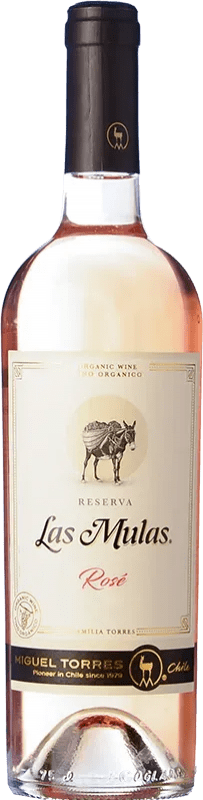 9,95 € Envio grátis | Vinho rosé Miguel Torres Las Mulas Rosé Reserva I.G. Valle Central