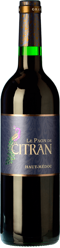 Бесплатная доставка | Красное вино Château Citran Le Paon A.O.C. Haut-Médoc Бордо Франция Merlot — Мерло, Cabernet Sauvignon — Каберне Совиньон 75 cl
