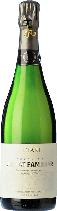 Envoi gratuit | Vin Mousseux Blanc Llopart Llegat Familiar Brut Nature Grande Réserve Corpinnat Catalogne Espagne Xarel·lo 75 cl
