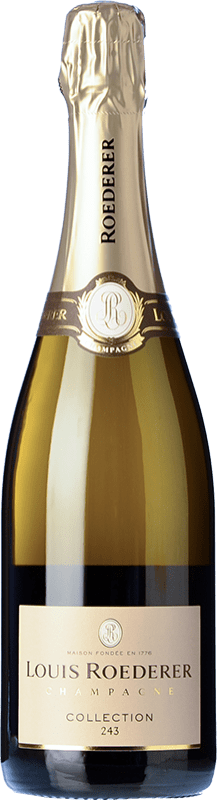 91,95 € Бесплатная доставка | Белое игристое Louis Roederer Collection 243 брют A.O.C. Champagne