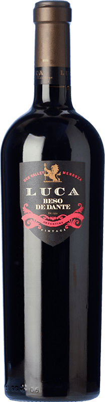 Бесплатная доставка | Красное вино Luca Wines Laura Catena Beso de Dante Blend старения I.G. Valle de Uco Долина Уко Аргентина Cabernet Sauvignon, Cabernet Franc, Malbec 75 cl