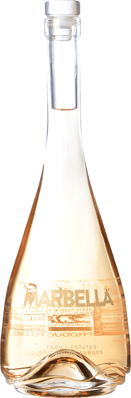 免费送货 | 玫瑰酒 Málaga Virgen Marbella Blush Rosé 年轻的 D.O. Sierras de Málaga 安达卢西亚 西班牙 Syrah 75 cl