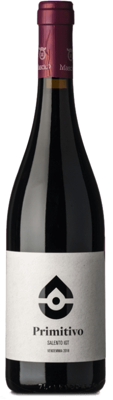 Kostenloser Versand | Rotwein Masciullo I.G.T. Salento Apulien Italien Primitivo 75 cl