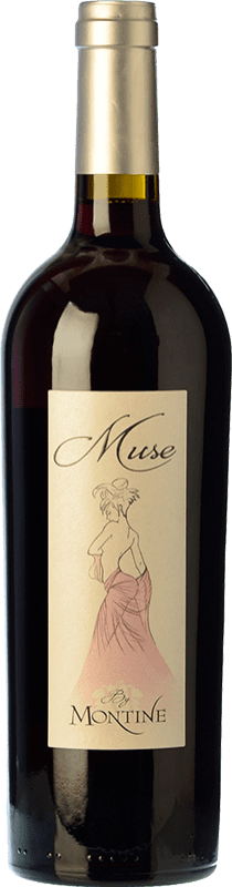 Free Shipping | Red wine Domaine de Montine Muse Rouge A.O.C. Côtes de Provence Provence France Syrah, Grenache 75 cl