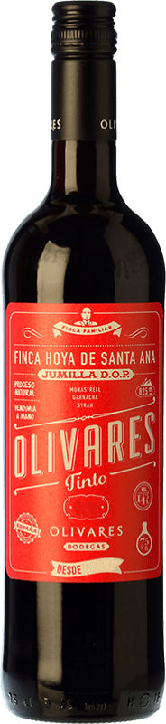 Free Shipping | Red wine Olivares Oak D.O. Jumilla Region of Murcia Spain Syrah, Grenache, Monastrell 75 cl