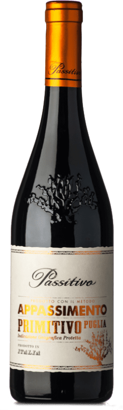 Free Shipping | Red wine Paololeo Passitivo I.G.T. Puglia Puglia Italy Primitivo Organic 75 cl