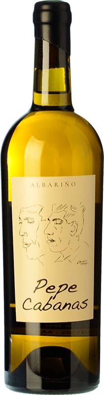 Kostenloser Versand | Weißwein Castellun Augusti Pepe Cabanas I.G.P. Viño da Terra de Barbanza e Iria Galizien Spanien Albariño — Albarinho 75 cl