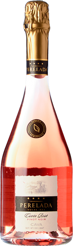 Бесплатная доставка | Розовое игристое Perelada Rosé Cuvée Especial Природа Брута D.O. Cava Каталония Испания Pinot Black 75 cl