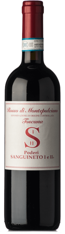 23,95 € Free Shipping | Red wine Poderi Sanguineto D.O.C. Rosso di Montepulciano
