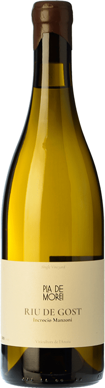 Envio grátis | Vinho branco Pla de Morei Riu de Gost Espanha Incroccio Manzoni 75 cl