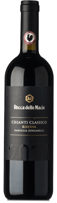 24,95 € | Red wine Rocca delle Macìe Zingarelli Reserve D.O.C.G. Chianti Classico Tuscany Italy Cabernet Sauvignon, Sangiovese, Colorino 75 cl