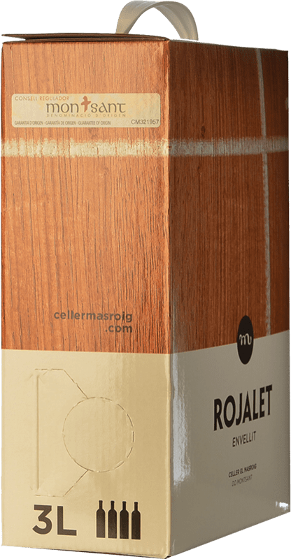 17,95 € | Vinho Tinto Masroig Rojalet Envellit D.O. Montsant Catalunha Espanha Garnacha — Grenache, Cariñena — Carignan Bag in Box 3 L