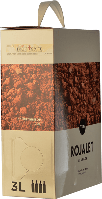 12,95 € 免费送货 | 红酒 Masroig Rojalet Negre 年轻的 D.O. Montsant Bag in Box 3 L