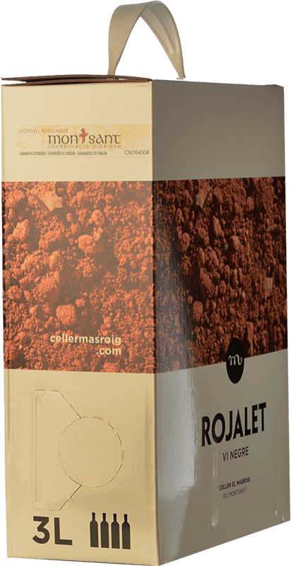 13,95 € | Rotwein Masroig Rojalet Jung D.O. Montsant Katalonien Spanien Tempranillo, Garnacha — Grenache, Cariñena — Carignan Bag in Box 3 L