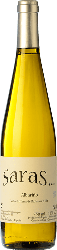 10,95 € | Vin blanc Entre os Ríos SaraS I.G.P. Viño da Terra de Barbanza e Iria Galice Espagne Albariño 75 cl