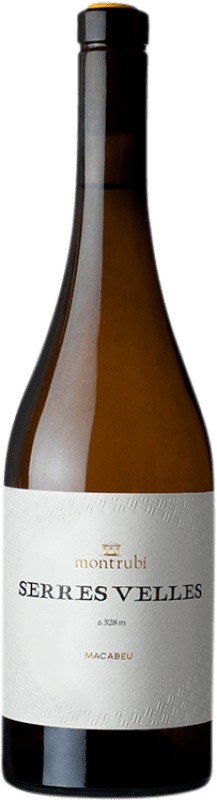 22,95 € | Vin Blanc Mont-Rubí Serres Velles D.O. Penedès Catalogne Espagne Macabeo — Macabeu 75 cl