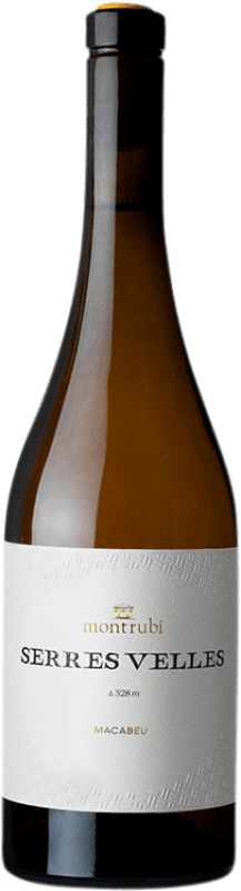 Free Shipping | White wine Mont-Rubí Serres Velles D.O. Penedès Catalonia Spain Macabeo 75 cl