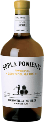 22,95 € | Vin Fortifié El Monte Sopla Poniente Cerro del Majuelo Fino en Rama — Non Filtré D.O. Montilla-Moriles Andalousie Espagne Pedro Ximénez Bouteille Medium 50 cl