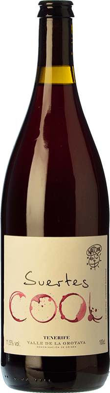 21,95 € | Red wine Suertes del Marqués Cool D.O. Valle de la Orotava Canary Islands Spain Listán Black, Listán White 1 L