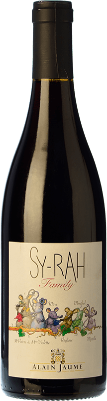 Free Shipping | Red wine Alain Jaume SY-RAH Family France Syrah 75 cl