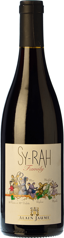 8,95 € Envío gratis | Vino tinto Alain Jaume SY-RAH Family