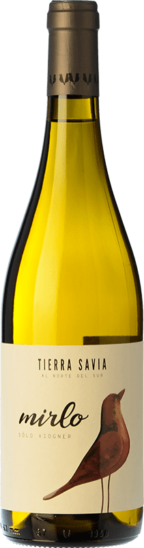 Бесплатная доставка | Белое вино Tierra Savia Mirlo Barrica Испания Viognier 75 cl