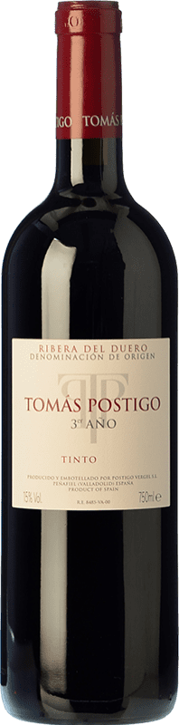 117,95 € Бесплатная доставка | Красное вино Tomás Postigo Tercer 3º Año D.O. Ribera del Duero бутылка Магнум 1,5 L