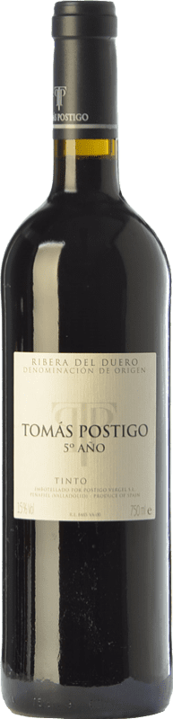 191,95 € 免费送货 | 红酒 Tomás Postigo Quinto 5º Año D.O. Ribera del Duero 瓶子 Magnum 1,5 L