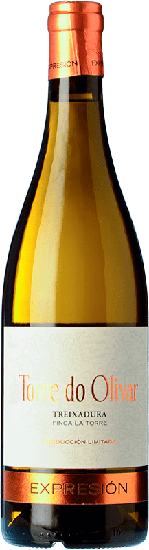 Envio grátis | Vinho branco Pazo do Mar Torre do Olivar Expresion D.O. Ribeiro Galiza Espanha Treixadura 75 cl