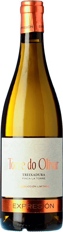 9,95 € Envío gratis | Vino blanco Pazo do Mar Torre do Olivar Expresion D.O. Ribeiro