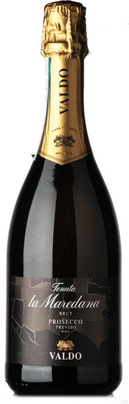 Бесплатная доставка | Белое игристое Valdo Tenuta La Maredana брют D.O.C. Prosecco Венето Италия Pinot Black, Glera 75 cl