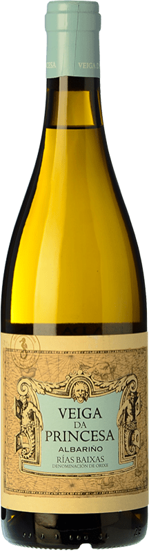 Бесплатная доставка | Белое вино Veiga da Princesa D.O. Rías Baixas Галисия Испания Albariño 75 cl