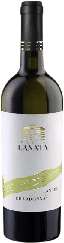 Envio grátis | Vinho branco Villa Lanata D.O.C. Langhe Piemonte Itália Chardonnay 75 cl